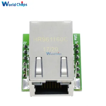 1 Gabalas ENC28J60 USR-ES1 W5500 Chip Naujas SPI LAN/ Ethernet Converter TCP/IP Mod
