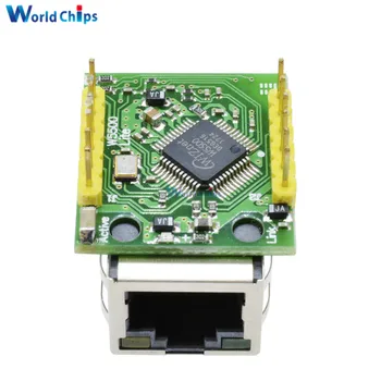 1 Gabalas ENC28J60 USR-ES1 W5500 Chip Naujas SPI LAN/ Ethernet Converter TCP/IP Mod