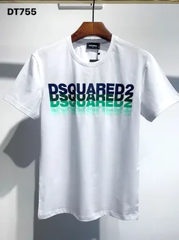 Užjūrio Autentiški 2020 NAUJA, T-Shirt D2 O-Kaklo trišakiai Trumpi rankovėmis Viršūnes DSQ2 Vyrų Drabužiai DT755