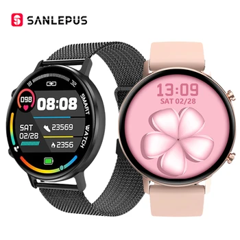 SANLEPUS 2020 NAUJAS Smart Žiūrėti Fitneso Apyrankė Vyrams, Moterims Smartwatch Sporto Širdies ritmo Monitorius Vandeniui Skirta 