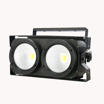200W LED, COB Plauti Auditoriją Šviesos 2eye 2x100W Potvynių Scenos Šviesos diodų (LED Matrica Blinder Šviesos DMX Etape Uplighting Rodyti Koncertas