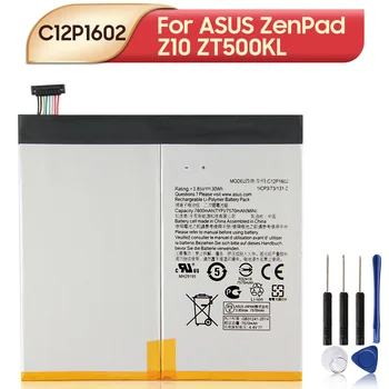 Originalaus Akumuliatoriaus C12P1602 Už ASUS ZenPad Z10 ZT500KL Tablet Akumuliatorius 7800mAh