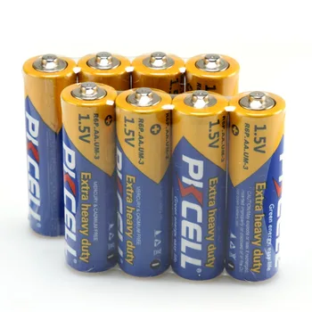 20pcs PKCELL Pila AA Baterijos R6P 1,5 V Baterias AA UM3 MN1500 E91 Sausas Baterija Super Sunkiųjų 2A Baterijos