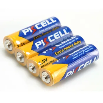 20pcs PKCELL Pila AA Baterijos R6P 1,5 V Baterias AA UM3 MN1500 E91 Sausas Baterija Super Sunkiųjų 2A Baterijos
