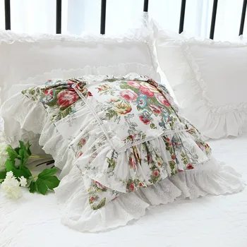 Prabangūs Nėrinių Pynimas pagalvėlė padengti sielovados spausdinti sodo pagalvę padengti Lova, patalynė užvalkalas Sofa mesti pagalvės, dekoratyvinės pagalvėlės