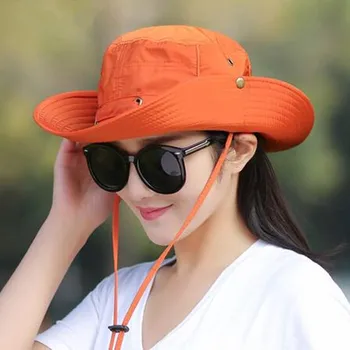 SILOQIN Sulankstomas Suaugusiųjų Moterų Vasaros Orui Kibirą Skrybėlės Vėjo Virvę Fiksuotojo Paplūdimio skrybėlę Reguliuojamas nuo Saulės UV Apsauga Sunhat