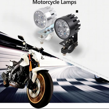 6000K Led Motociklo, dviračio lemputė, priekinis žibintas atsparus Vandeniui Vairuotojo Vietoje Rūko Žibintai Išorės MOTO DRL Priedai lemputė 12V