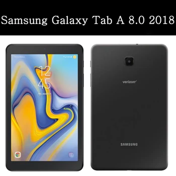 AXD Flip case for Samsung Galaxy Tab 8.0 2018 T387 T387V Odos Apsauginis Dangtelis Stovi fundas rubisafe už TabA 4G LTE, WiFi