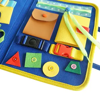 Montessori kūdikio knyga Žaislas pagrindinių Mokymo Jutimo brinquedos educativo vaikams 0 12 mėnesių Vaikams juguetes educativos