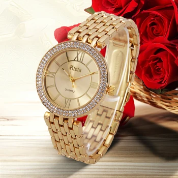 Moterų Laikrodžiai Prekės Prabangių Deimantų, Aukso Žiūrėti Ponios Kvarcinis Laikrodis Moteris Laikrodis Relogio Feminino Relojes Mujer Hodinky